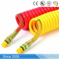 precio de fábrica alta elasticidad coloreó el tubo imprimible flexible de la etiqueta del cable de TPU del plástico suave